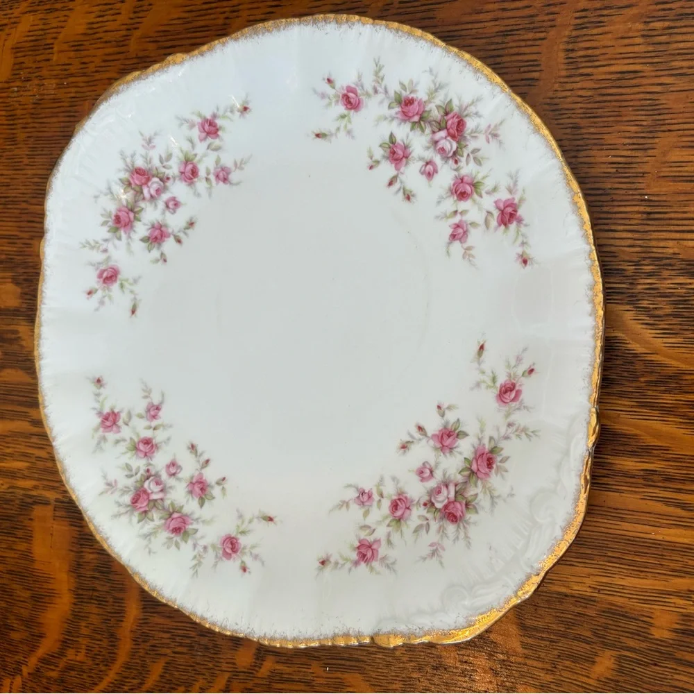 Vintage Paragon Victoriana Rose cake plate
